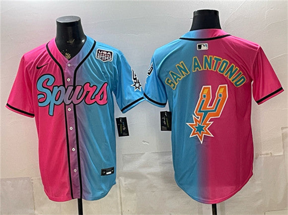 Team Big Logo San Antonio Spurs jersey