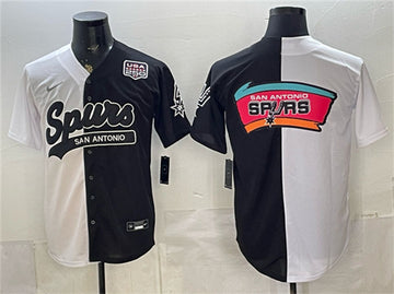 Team Big Logo San Antonio Spurs Split jersey