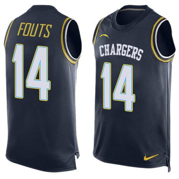 Dan Fouts Los Angeles Chargers navy jersey