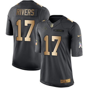 Philip Rivers Los Angeles Chargers black Salute To Service jersey