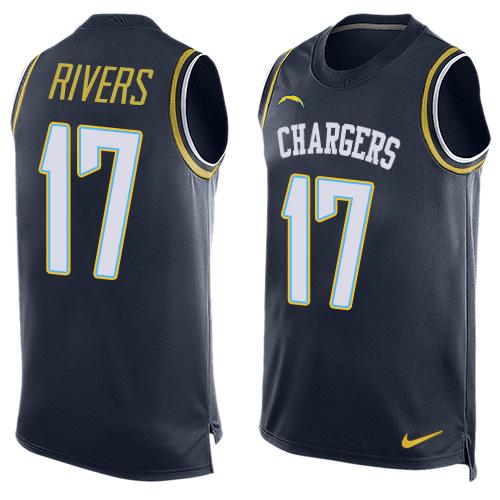 Philip Rivers Los Angeles Chargers navy jersey