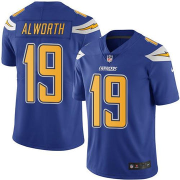 Lance Alworth Los Angeles Chargers blue jersey