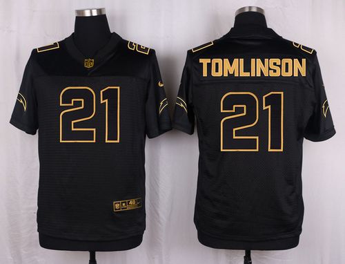 LaDainian Tomlinson Los Angeles Chargers black Gold Collection jersey