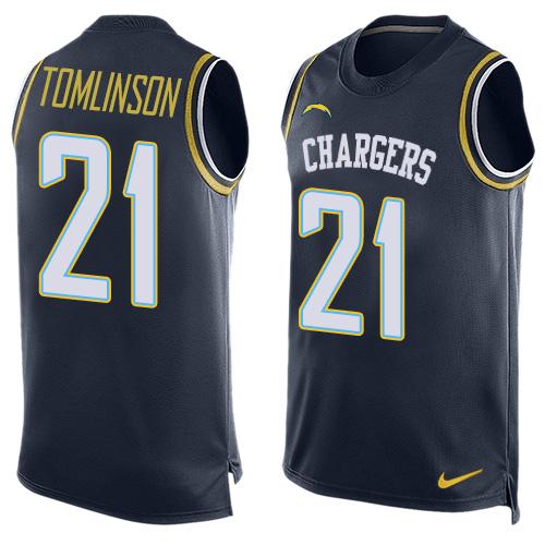 LaDainian Tomlinson Los Angeles Chargers navy jersey