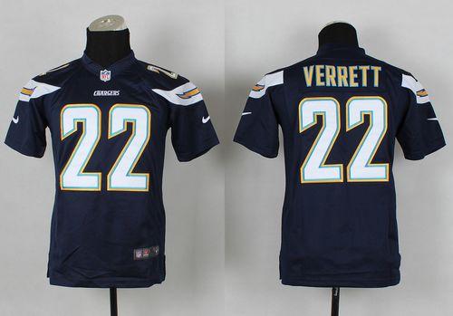 Jason Verrett Los Angeles Chargers navy Elite jersey