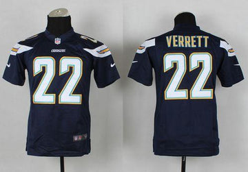 Jason Verrett Los Angeles Chargers navy Elite jersey