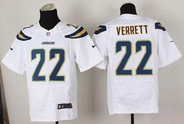 Jason Verrett Los Angeles Chargers white Elite jersey
