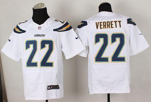 Jason Verrett Los Angeles Chargers white Elite jersey