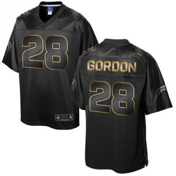 Melvin Gordon Los Angeles Chargers black Gold Collection jersey