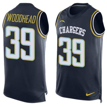 Danny Woodhead Los Angeles Chargers navy jersey