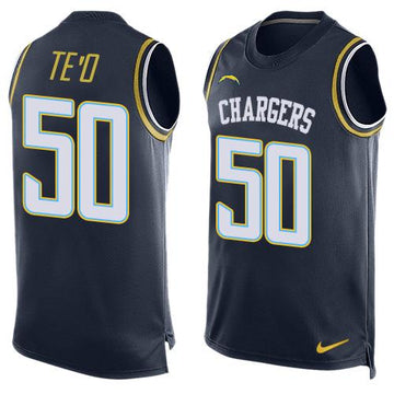 Manti Te'o Los Angeles Chargers navy jersey