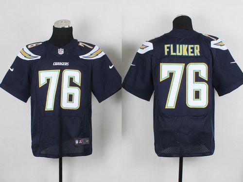 DJ Fluker Los Angeles Chargers navy Elite jersey