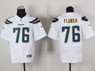 DJ Fluker Los Angeles Chargers white Elite jersey