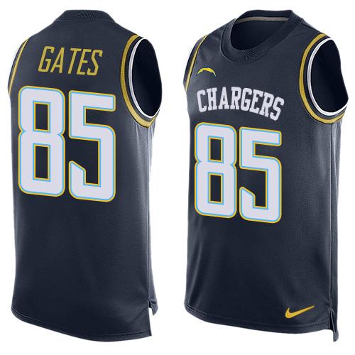 Antonio Gates Los Angeles Chargers navy jersey