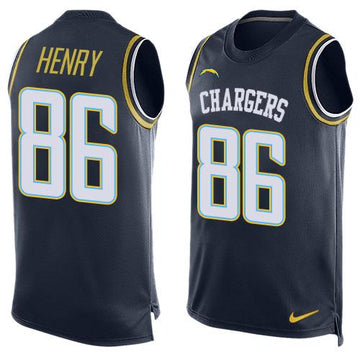 Hunter Henry Los Angeles Chargers navy jersey