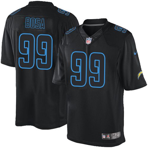 Joey Bosa Los Angeles Chargers black jersey