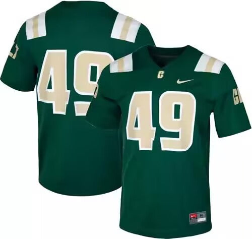 Custom Charlotte 49ers green jersey