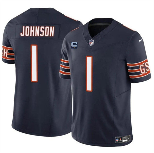 Jaylon Johnson Chicago Bears navy jersey