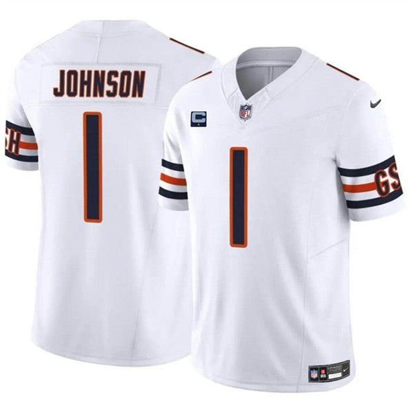 Jaylon Johnson Chicago Bears white jersey