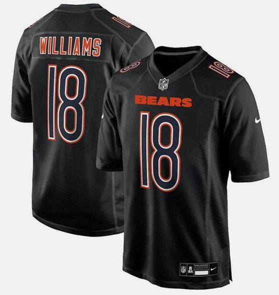 Caleb Williams Chicago Bears black Game jersey