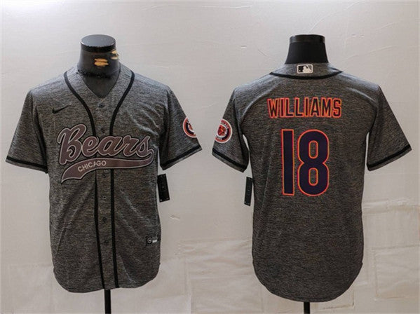Caleb Williams Chicago Bears grey jersey