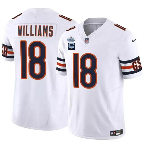 Caleb Williams Chicago Bears white jersey