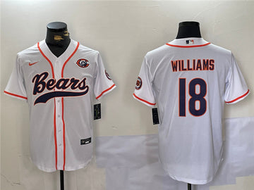 Caleb Williams Chicago Bears white jersey