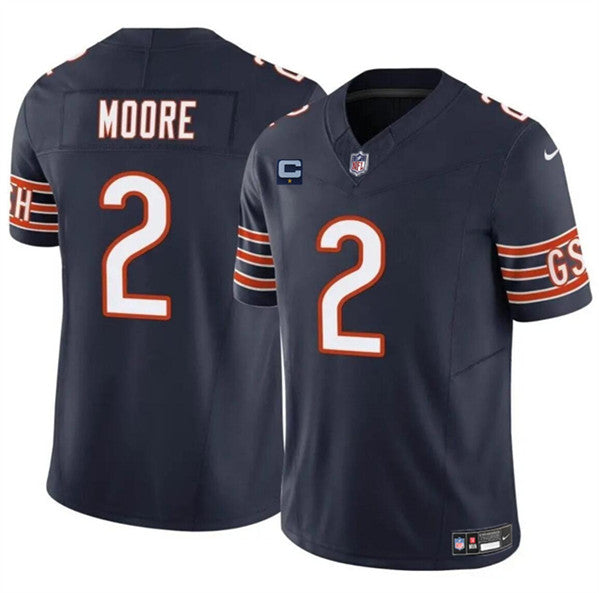 DJ Moore Chicago Bears navy jersey