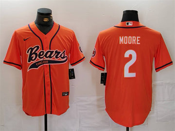 DJ Moore Chicago Bears orange jersey