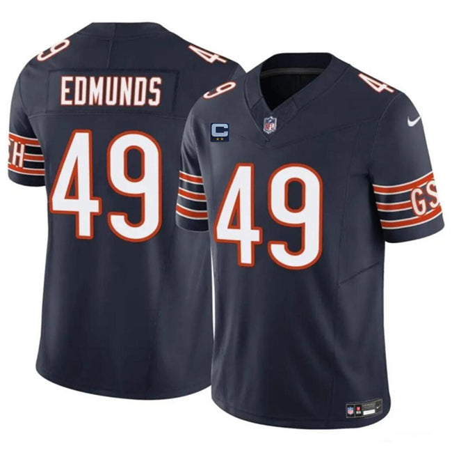 Tremaine Edmunds Chicago Bears navy jersey