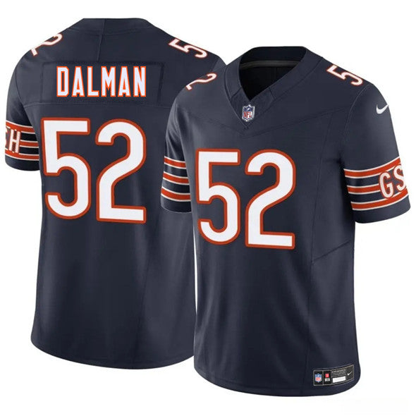Drew Dalman Chicago Bears navy FUSE jersey