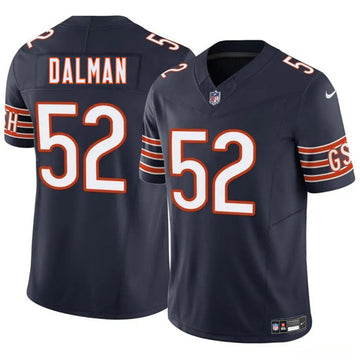 Drew Dalman Chicago Bears navy FUSE jersey