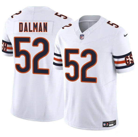 Drew Dalman Chicago Bears white jersey