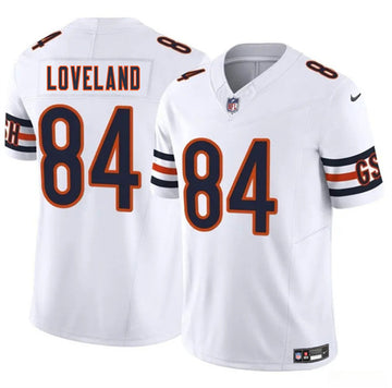 Colston Loveland Chicago Bears white FUSE jersey