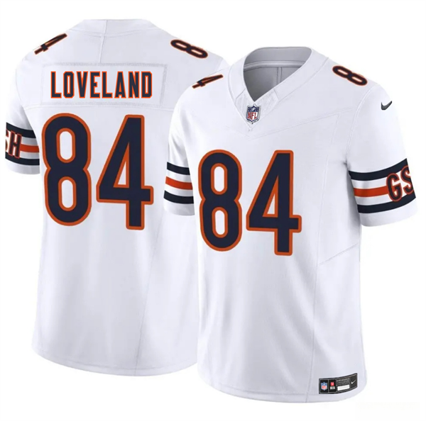 Colston Loveland Chicago Bears white jersey