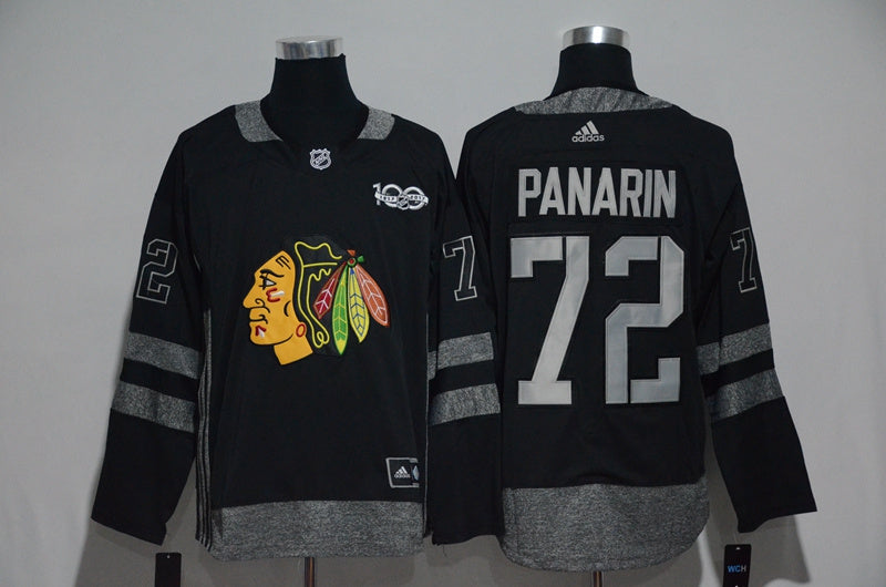 Artemi Panarin Chicago Blackhawks black jersey