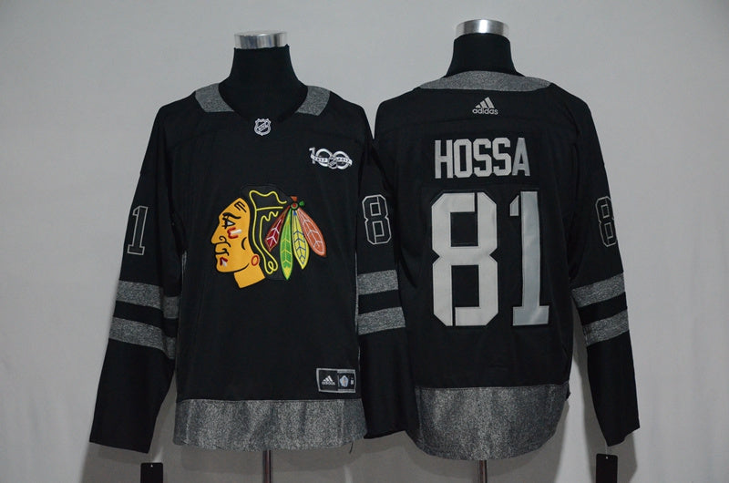 Marian Hossa Chicago Blackhawks black jersey