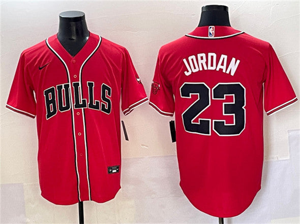 Michael Jordan Chicago Bulls red jersey