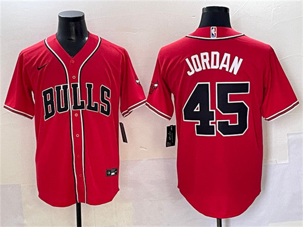 Michael Jordan Chicago Bulls red jersey