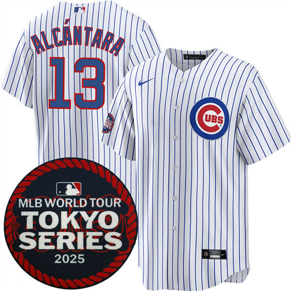 Kevin Alcantara Chicago Cubs white Home jersey