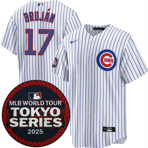 Vidal Brujan Chicago Cubs white Home jersey