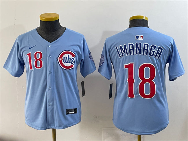 Shota Imanaga Chicago Cubs blue Alternate jersey