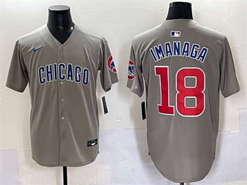 Shota Imanaga Chicago Cubs gray jersey