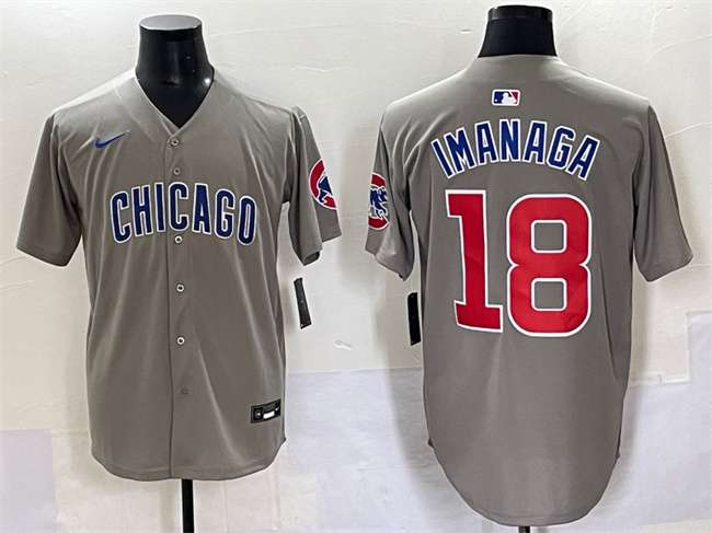 Shota Imanaga Chicago Cubs gray jersey
