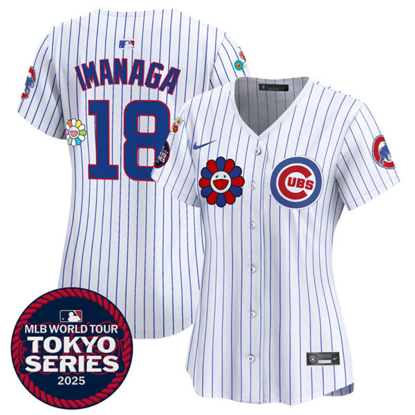 Shota Imanaga Chicago Cubs white jersey