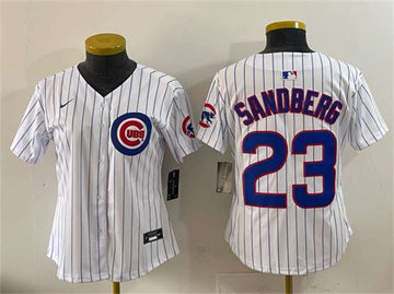 Ryne Sandberg Chicago Cubs white Home jersey