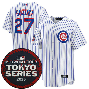 Seiya Suzuki Chicago Cubs white Home jersey