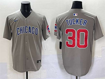 Kyle Tucker Chicago Cubs gray jersey