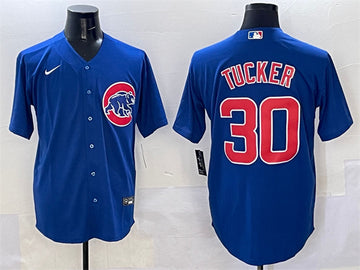 Kyle Tucker Chicago Cubs royal jersey