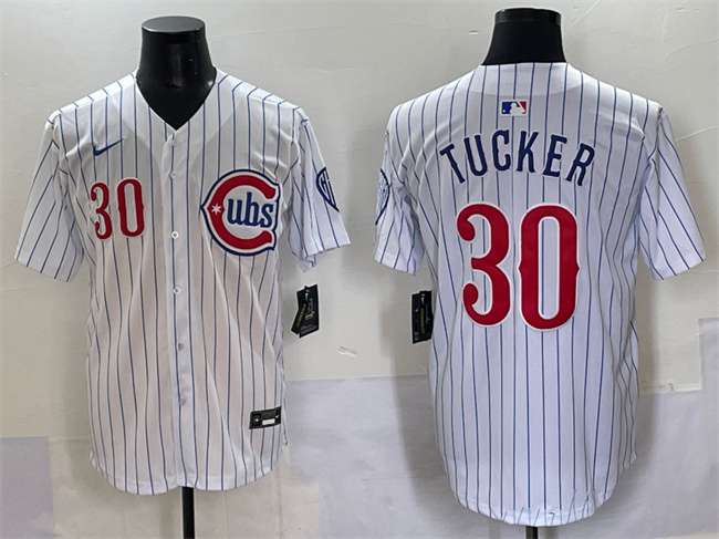 Kyle Tucker Chicago Cubs white Alternate jersey